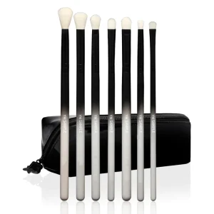 Custom Logo Professional Soft Lint-free Vegan 7-piece Eye Makeup Brushes