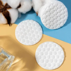 Custom Logo Round Pearl Cotton Pads Makeup Remover Cotton Pads for Makeup Facial