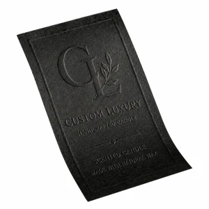 Custom Logo Textured Vinyl Waterproof 3D Embossed Debossed Luxury Black Packaging Adhesive Various Toothpaste Shampoo