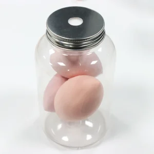 Custom Logo Wet Dry Soft Sponge Makeup Puff Beauty Makeup Egg Makeup Sponge With Bottle