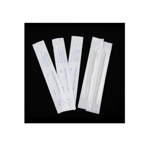 Custom Medical Sterilized Cleaning Cotton Swab Absorbent Cotton Bud With Plastic Wood Bamboo or Paper Stick