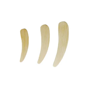 Custom Mini Cosmetic Bamboo Spatula Facial Cream Spreader for Beauty Care