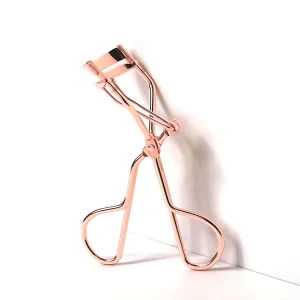 Custom Mini Portable Rose Gold Eyelash Curler Comfort Grip False Eyelashes Clip New Eye Makeup Tool