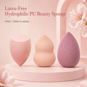 Custom Multi Color Portable Size Latex Free Beauty Sponge Beauty Egg Blender Makeup Sponge
