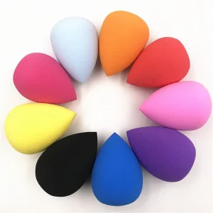 Custom Multi-color Soft Fine Texture Makeup Blender Sponge Wet and Dry Beauty Sponge Latex free Cosmetic Sponge