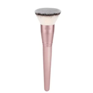 Custom Multifunctional 1PC Synthetic Hair Angular Blush Wooden Thickened Aluminum Ferrule Private Label Single Foundation Face