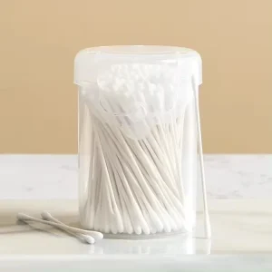 Custom Paper Stem Disposable Cotton Swabs Ear Pick Baby Cotton Buds