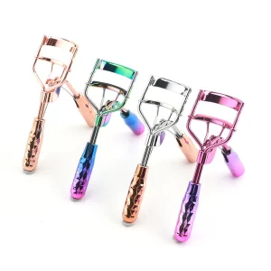 Custom Portable Long Lasting Diamond Handle Eyelash Curler Set New False Eyelash Helper Clip Eye Makeup Tool Beauty Tool