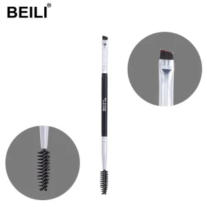 Custom Professional Beauty Makeup Tool Brushes Single Double Ended Eyebrow Eyeliner Brush Super Fine Sharp Thin for Eyebrow Use