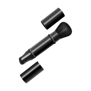 Custom Professional Face Smudge Single Makeup Brush Retractable Travel Foundation Double ended Synthetic Hair Handle