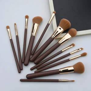 Custom Professional Makeup Brush Set 12pcs Luxury Private Label Cosmetic Makeup Brush Set Kit