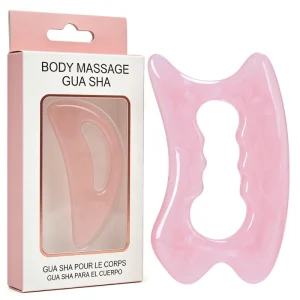 Custom Resin Face Neck Body Gua Sha Board Massage Tool Includes Resin Plate and Scraping Board Lifting Anti Wrinkle with logo