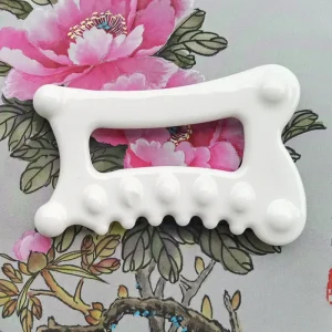 Custom Size Beauty Microcystalline Facial Massage Scraping Whole Body Universal Ceramic Gua Sha Board for Facial Massager