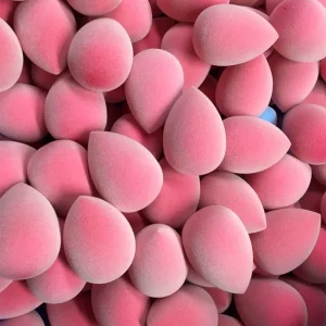Custom Soft Cosmetic Biodegradable Cosmetic Makeup Sponge Foundation Facial Beauty Velvet Makeup Sponge