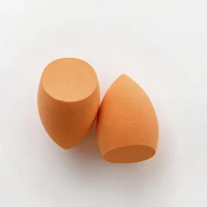 Custom Soft Fluffy Angled Egg Makeup Sponge Washable Facial Foundation Makeup Puff