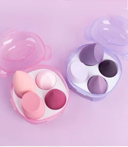Custom logo Eco Friendly Makeup Sponge Multiple Shapes Soft Makeup Blender Sponge Set Latex Free Makeup Sponge OEM Package