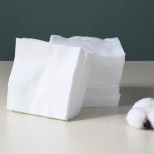 Customizable 10*10cm Absorbent Reusable Eco-friendly Biodegradable CE Certified Square Cosmetic Cotton Pads