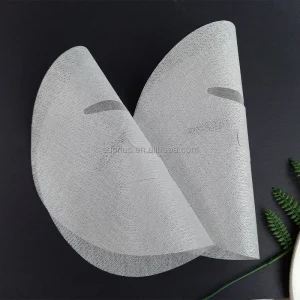 Customizable Female Facial Mask Paper Raw Material Transparent 38gsm Copper Ammonia Fiber Facial Mask Sheet
