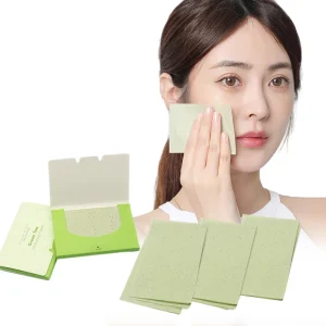 Customizable Packaging Logo Oil Absorbing Paper Facial Cleaning Tissues Oil Blotting Paper Sheets