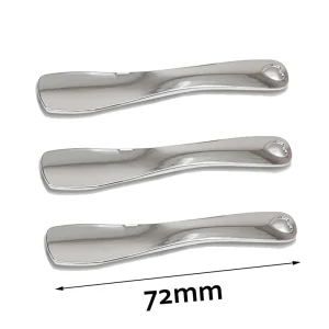 Customization Mini Luxury Silver Color Facial Makeup Spatula Cosmetic for Eye Cream Spoon