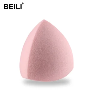 Customize Personal Labels Triangular Washable Super Soft Portable Cosmetic Puff Makeup Foundation Sponge for Face