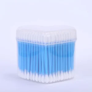 Customized 260 Pieces Cotton Swabs Pointed and Flat Head Cotton Buds with Heart Shape Package