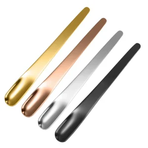Customized Color Multipurpose Stainless Steel Black Lightweight Creative Eco Friendly Stirring Spoon for Coffee and Tea