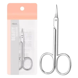 Customized Colorful Beauty Scissors Makeup Tools Stainless Steel Trimmer Cuticle Nail Eyebrow Scissors
