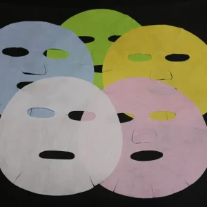 Customized Colorful Microfiber Facial Mask Sheet