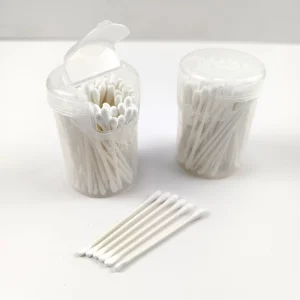 Customized Eco Friendly Q Tips Cotton Buds Round End Paper Stick Cosmetics Remover