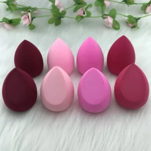 Customized Latex Free Hydrophilic 40x60mm Washable Beauty Makeup Sponge Custom Private Label Box