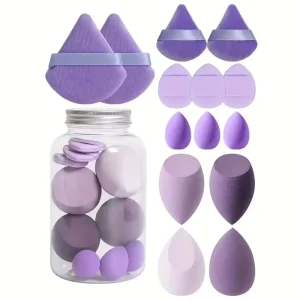 Customized Latex Free Makeup Sponge Blender Foundation Powder Makeup Sponge Set