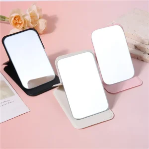 Customized Logo Multi function Travel Makeup Small Portable Makeup Mirror