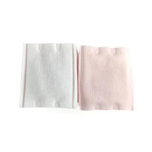 Customized Natural Disposable Pink Black Cotton Pad Eco Friendly Square Cleaning Cotton Pad Makeup Remover Pads