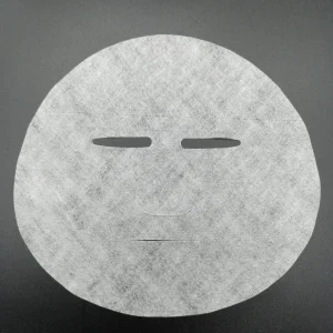 Customized Transparent Breathable Soft Raw Material 25gsm Dry Facial Mask Paper Nonwoven Mask Sheet