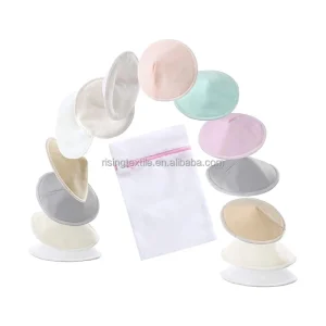 Customized Washable Waterproof PUL Soft Absorbent Reusable Bamboo Breastfeeding Nursing Pads Leaking
