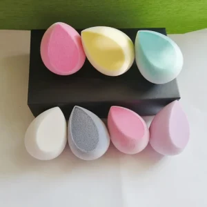 Degradable Latex Free Ultra Soft Beauty Tools Microfiber Velvet Makeup Sponge