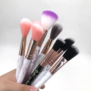 Diamond Makeup Brushes Tool Set Private Label Cosmetic Powder Eye Shadow Foundation Blush Blending Beauty Makeup Brush