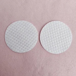 Disposable 3 Layer White Cotton Rounds Biodegradable Cosmetic Cotton Pads for Makeup