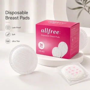 Disposable 3D Leak Proof Breast Pads 36pcs Soft Breathable Nursing Pads for Postpartum Breastfeeding Model AFR 002