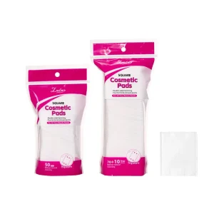 Disposable 50/80Pcs Sandwich Makeup Remover Pad Thin Wet Compress Face Cleansing Square Filled Makeup Cotton Pad Z107