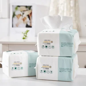 Disposable Cleaning Face Tissue White Soft Nonwoven Facial Towel