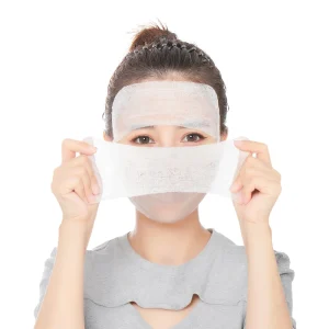 Disposable Cosmetic Wet Compress Stretchable Cotton Pads 1 Layer Portable Breathable Moisturizing