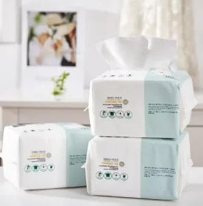 Disposable Cotton Facial Tissue Soft Pack Nonwoven Paper Towels for Home Use Face Washcloths