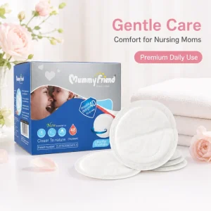 Disposable Cotton Nursing Breast Pads Breathable 3D Shape Maternity Pads for Postpartum Moms 24 36 48pcs