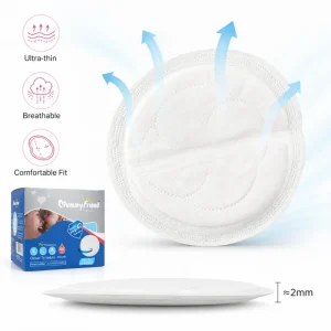 Disposable Cotton Nursing Breast Pads Breathable 3D Shape for Maternity Postpartum Moms 24 36 48pcs
