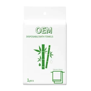 Disposable Cotton Spunlace Non Woven Fabric Thickened Large Size Bath Towel Travel for Hotel Tianjin Origin
