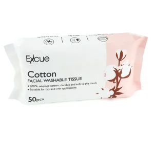 Disposable Cotton Towel Soft Dry Wipe Unscented Biodegradable Face Cotton for Sensitive Skin