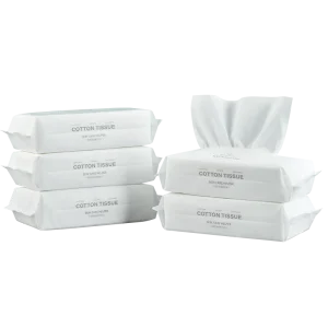 Disposable Face Tissues Pearl Weave Facial Cleansing Towels Extra Thick Dry and Wet Use for Sensitive Skin