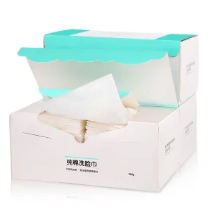 Disposable Face Towel Biodegradable Large Dry Face Thick Soft Facial Towels